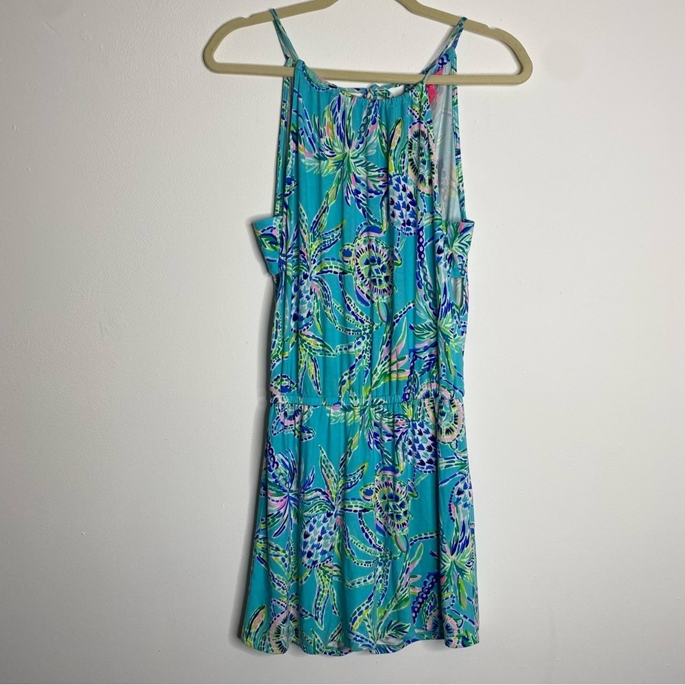 Lilly Pulitzer Gianni Skort Romper in "Bermuda Blue Turtle" XXS - Picture 10 of 10